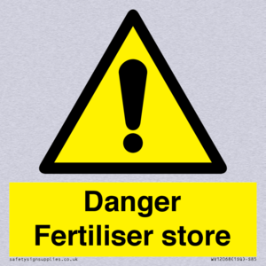 Danger Fertiliser store